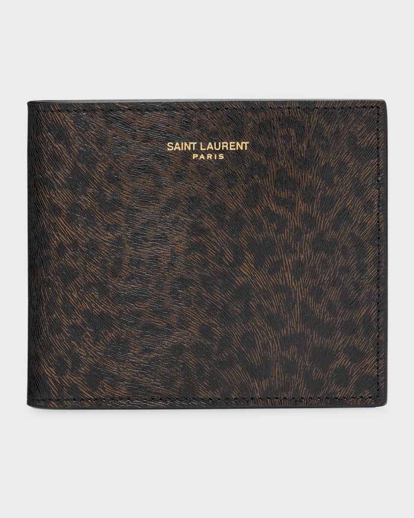 Saint Laurent Debossed-Monogram Leather Tote Bag - Brown for Men