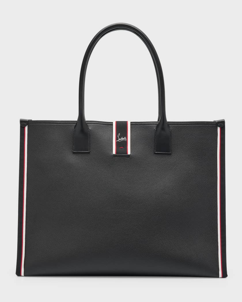 Neiman marcus leather tote top