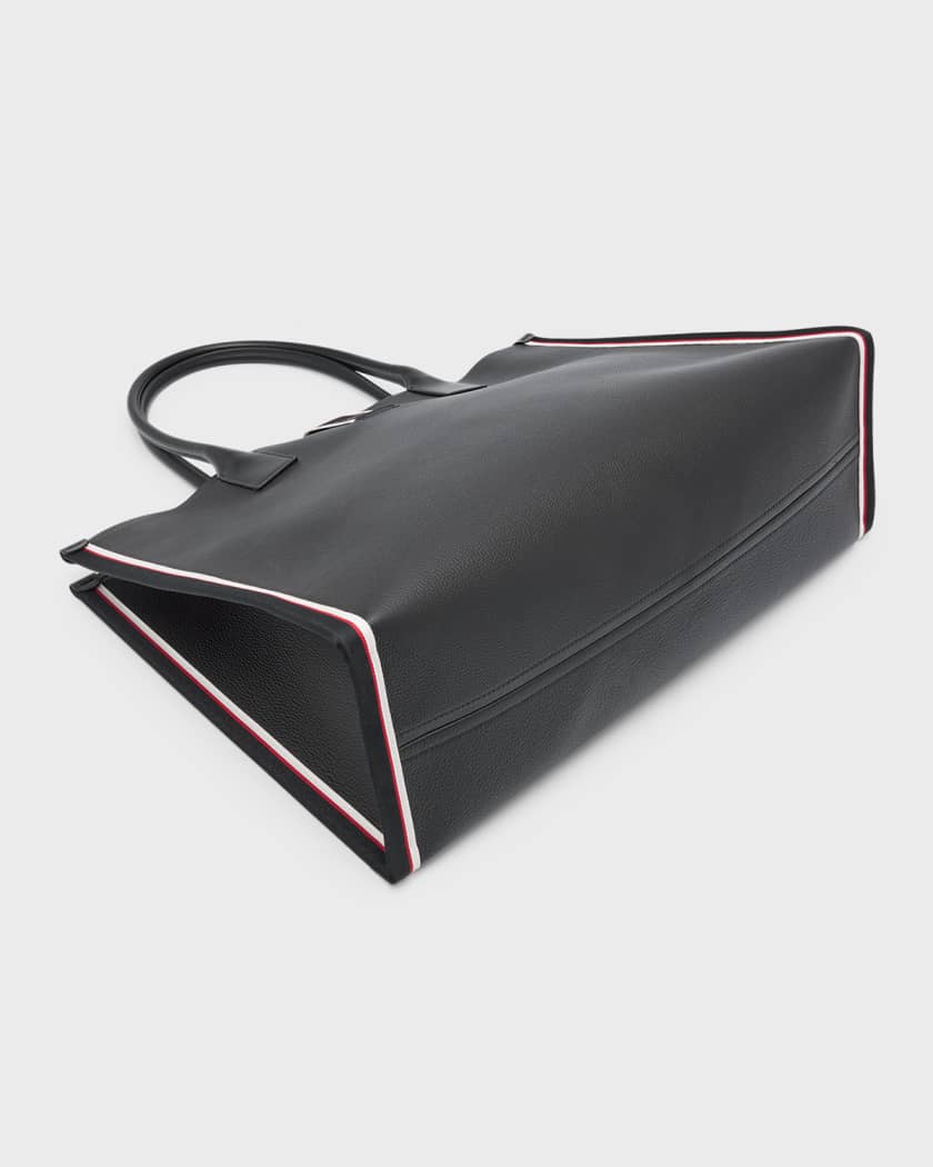 CHRISTIAN LOUBOUTIN Kabiker Leather Tote bag Black/Red