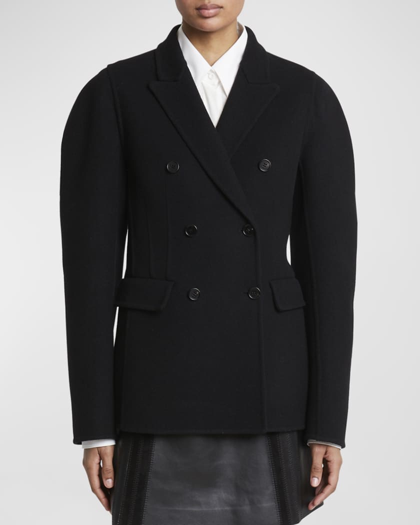 CASHMERE BLEND DOUBLE TAILORED COAT