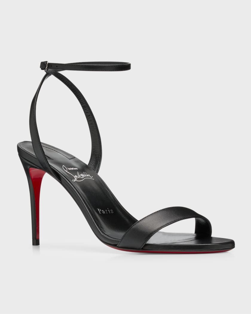 Loubigirl Ankle Strap Red Sole Sandals