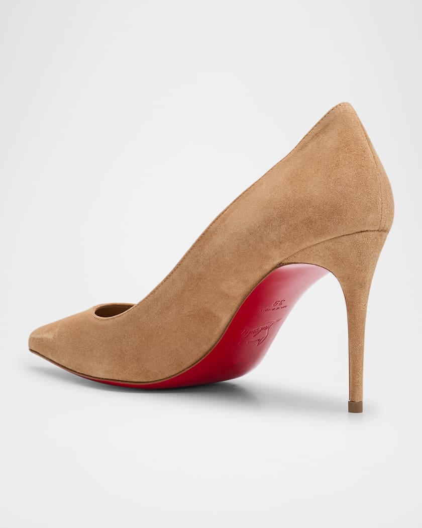 Kate Suede Red Sole Classic Pumps
