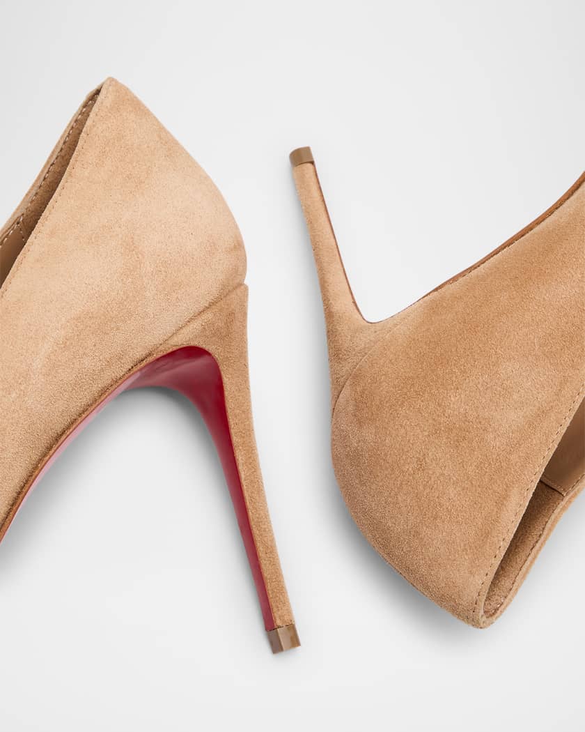 Kate Suede Red Sole Classic Pumps