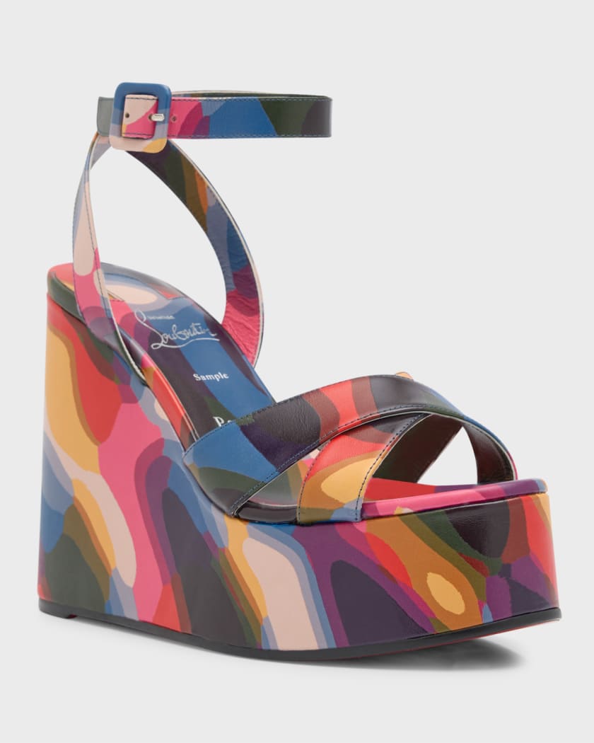 Christian louboutin wedge sandal outlet