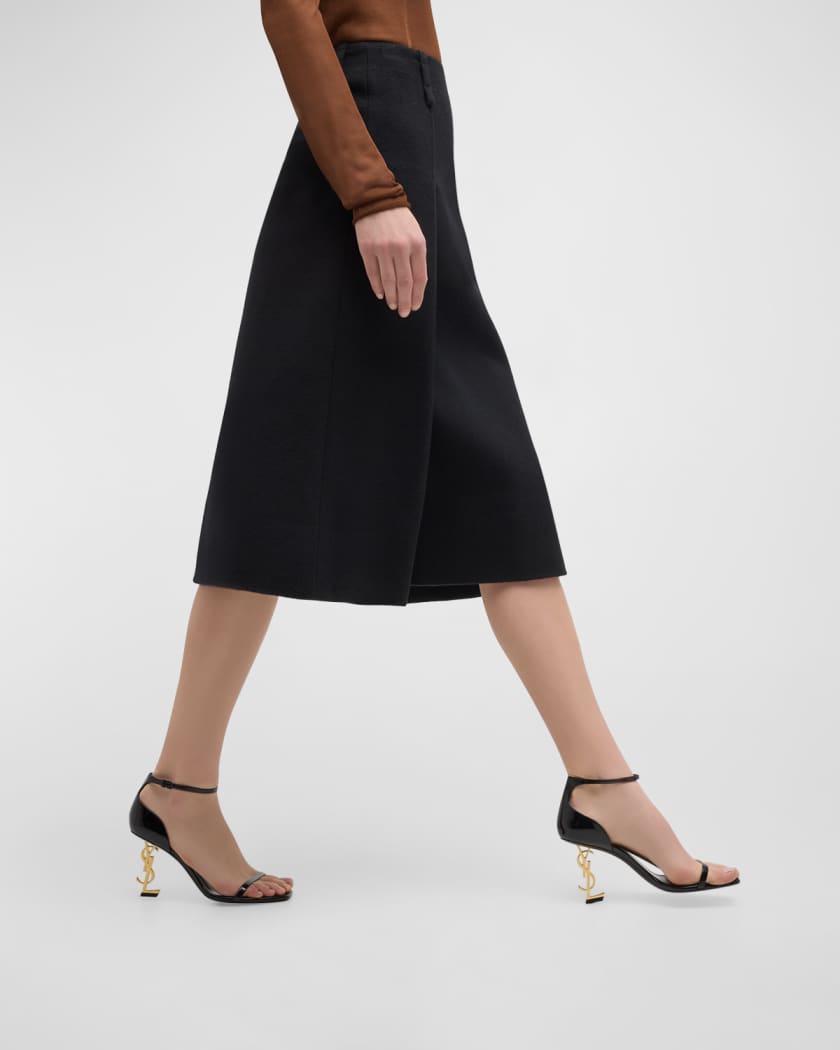 Opyum Patent YSL Ankle-Strap Sandals