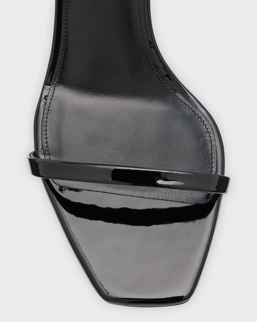 Opyum Patent YSL Ankle-Strap Sandals