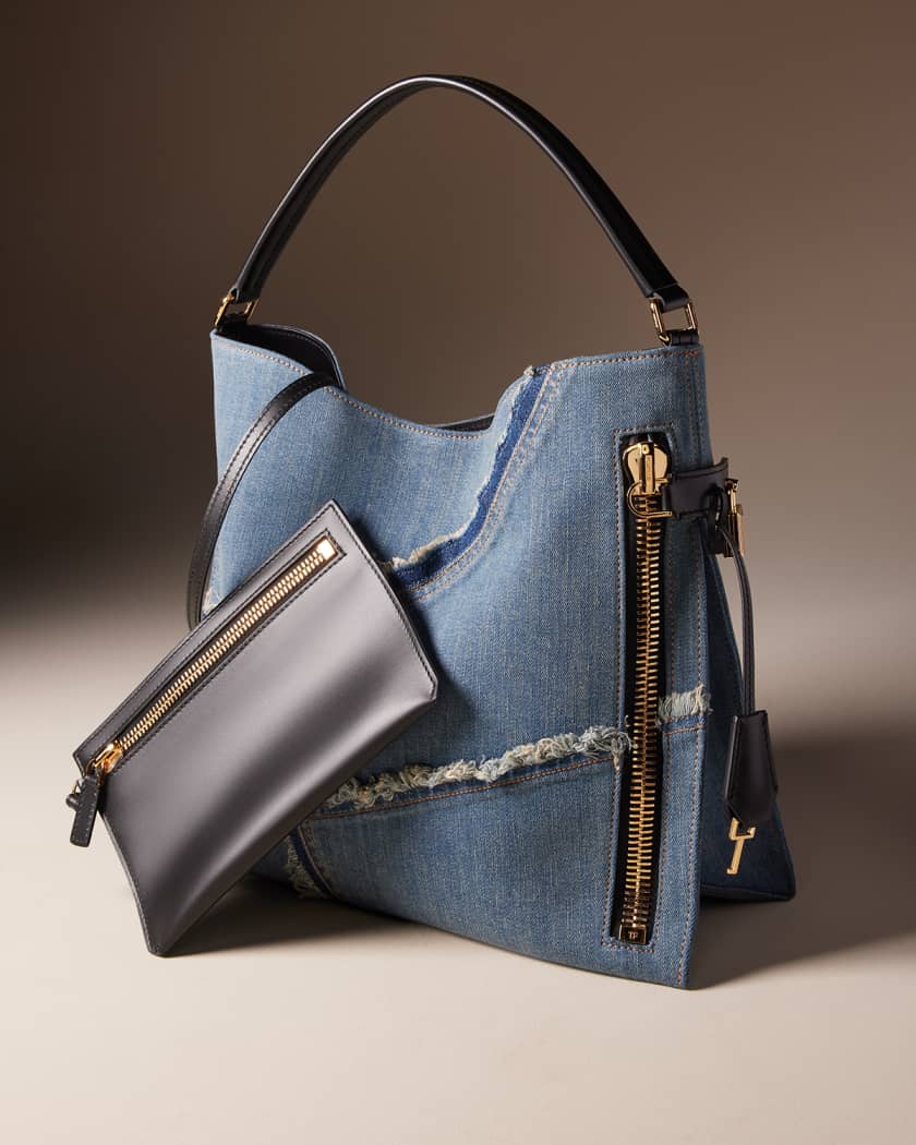 Portable Bucket Box Handbag Canvas Patchwork Fashion Crossbody