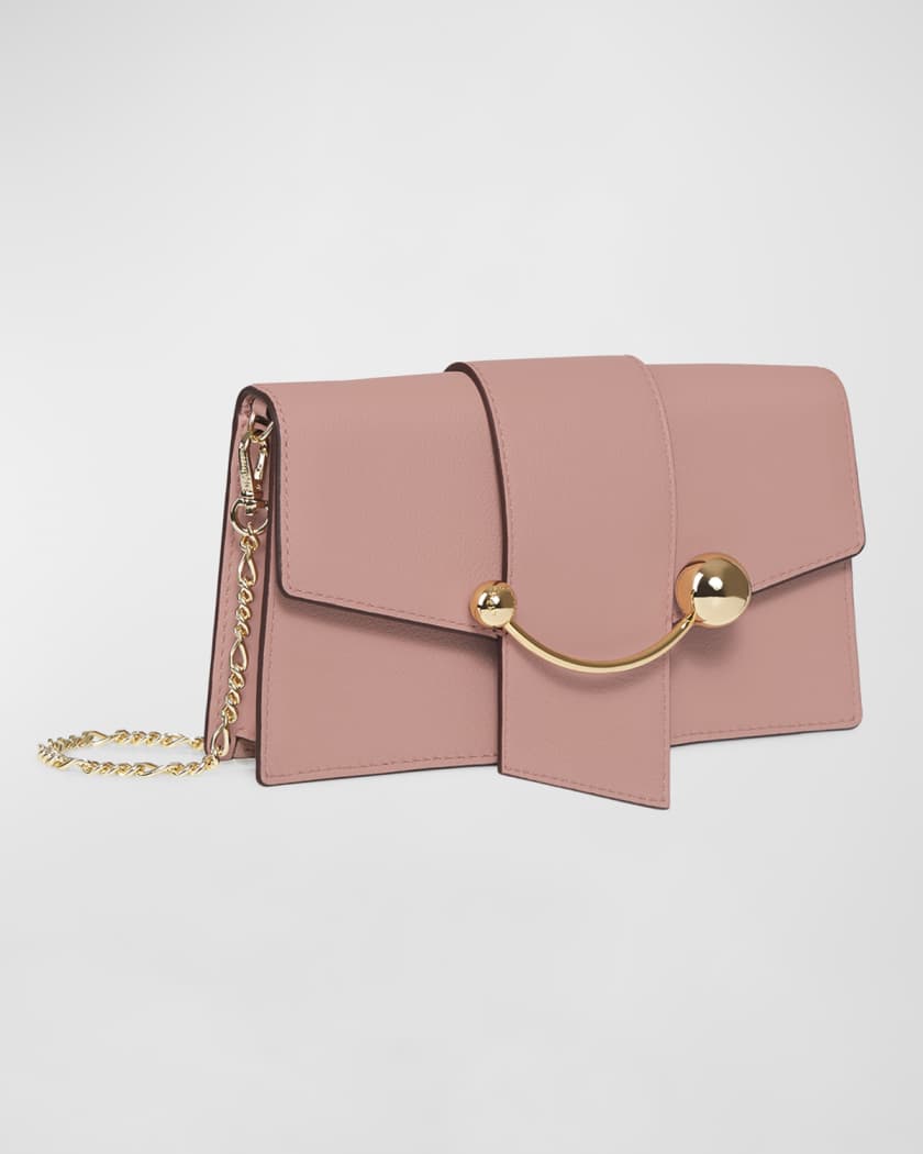 Shop Strathberry Crescent Leather Shoulder Bag