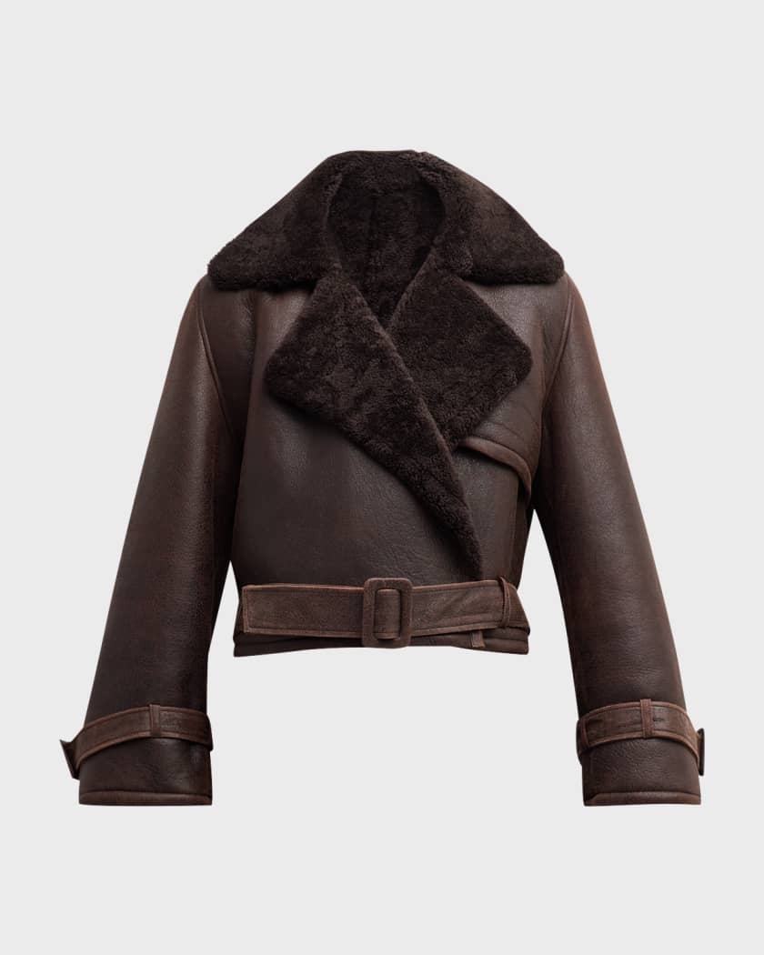 Neiman marcus shearling discount coats