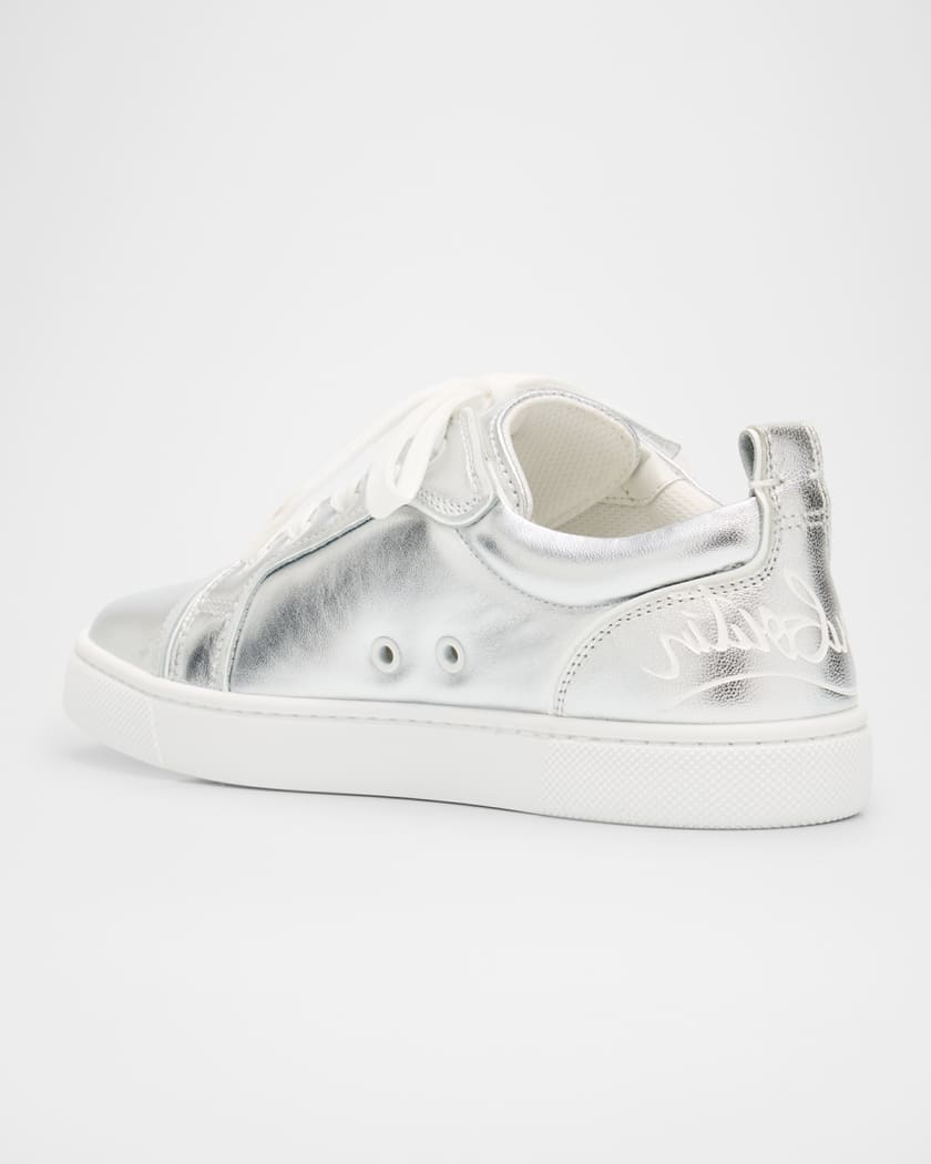 Girl's Funnyto Low-Top Metallic Leather Sneakers, Toddlers/Kids