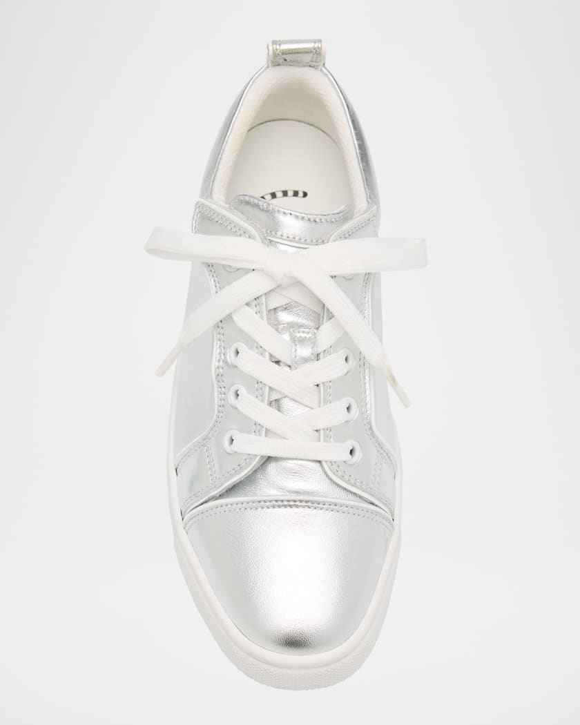 Girl's Funnyto Low-Top Metallic Leather Sneakers, Toddlers/Kids