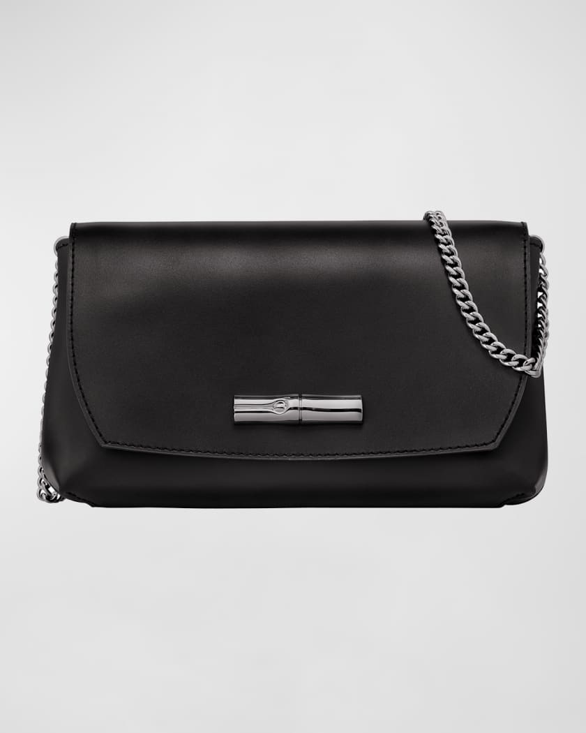 Longchamp on X: Discover the Roseau Croco mini messenger bag - an