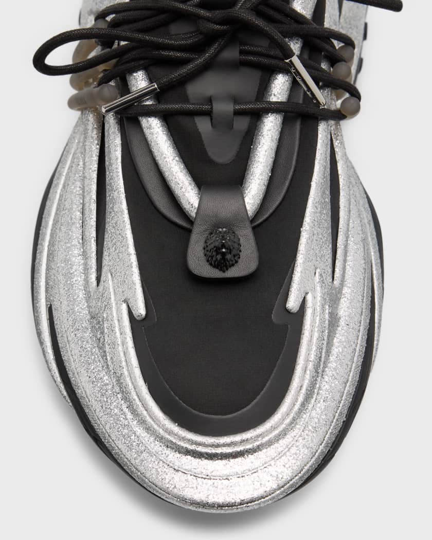 Louis Vuitton Neoprene Printed Chunky Sneakers - Silver Sneakers