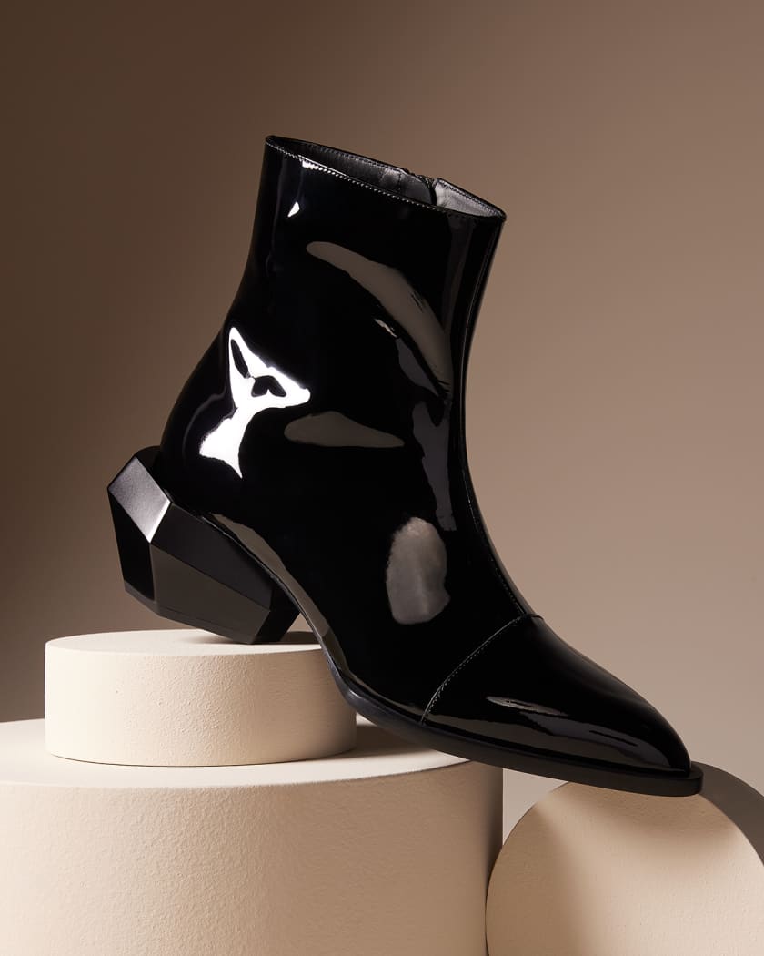 Men s Billy Patent Leather Ankle Boots