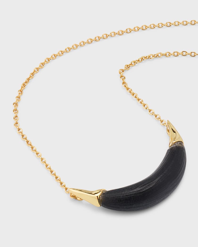 Alexis bittar crescent necklace discount