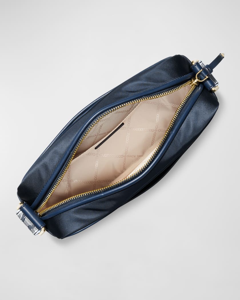 Chelsea Large Metallic Saffiano Leather Convertible Crossbody Bag