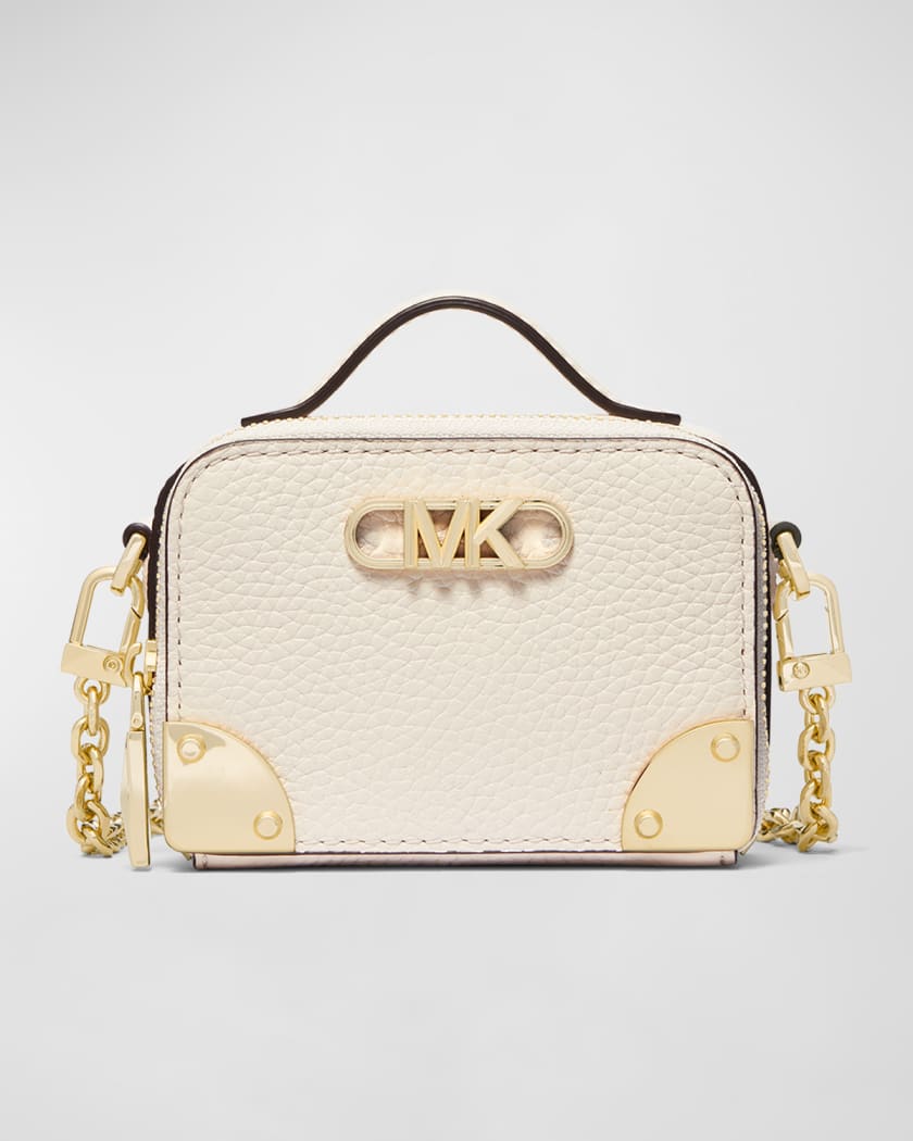 Micro Trunk Leather Crossbody Bag