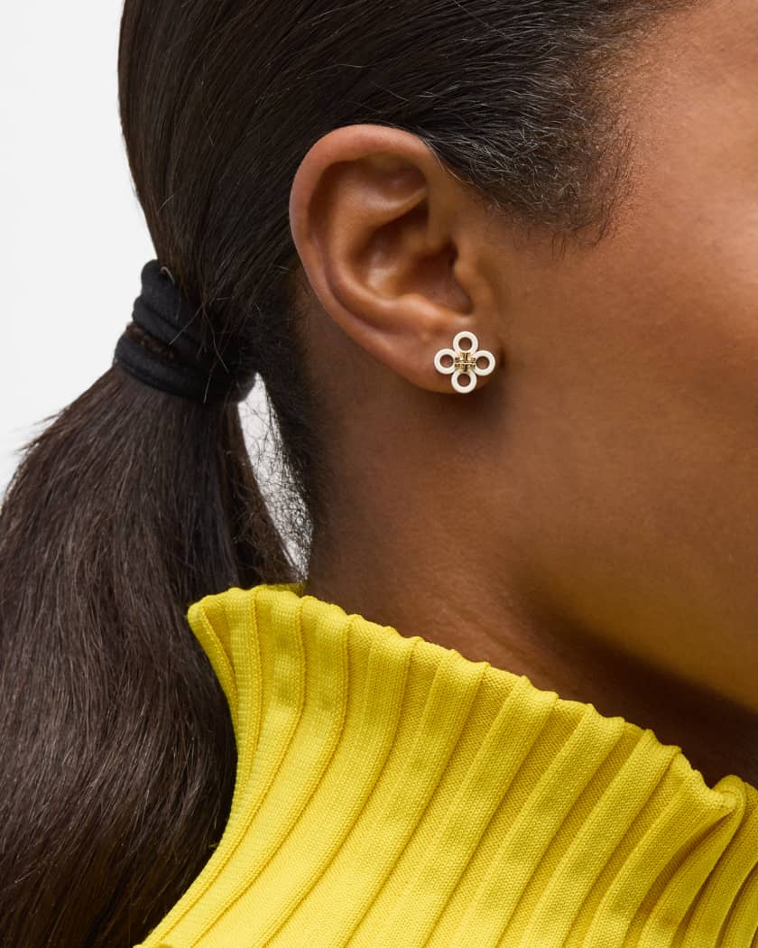 Clover earrings studs top