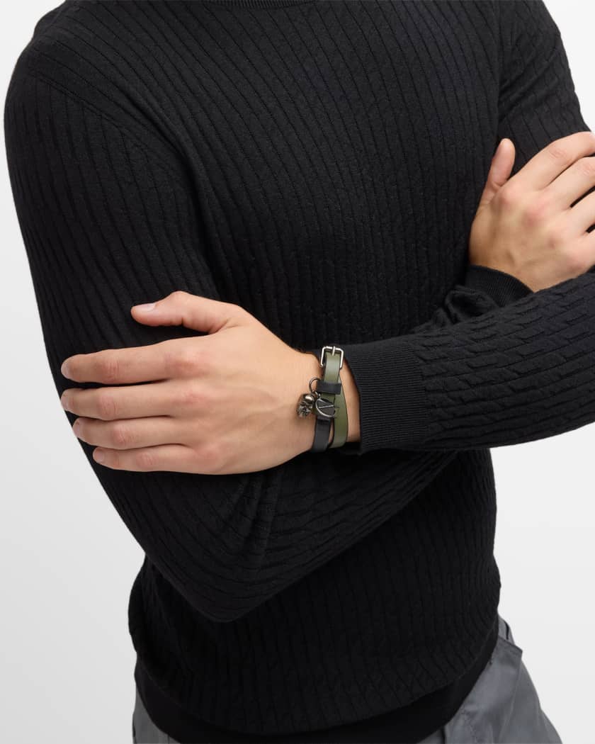 Alexander mcqueen store double wrap bracelet