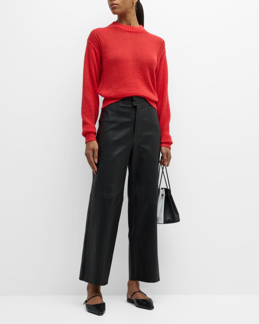 Apiece apart leather 2025 pants