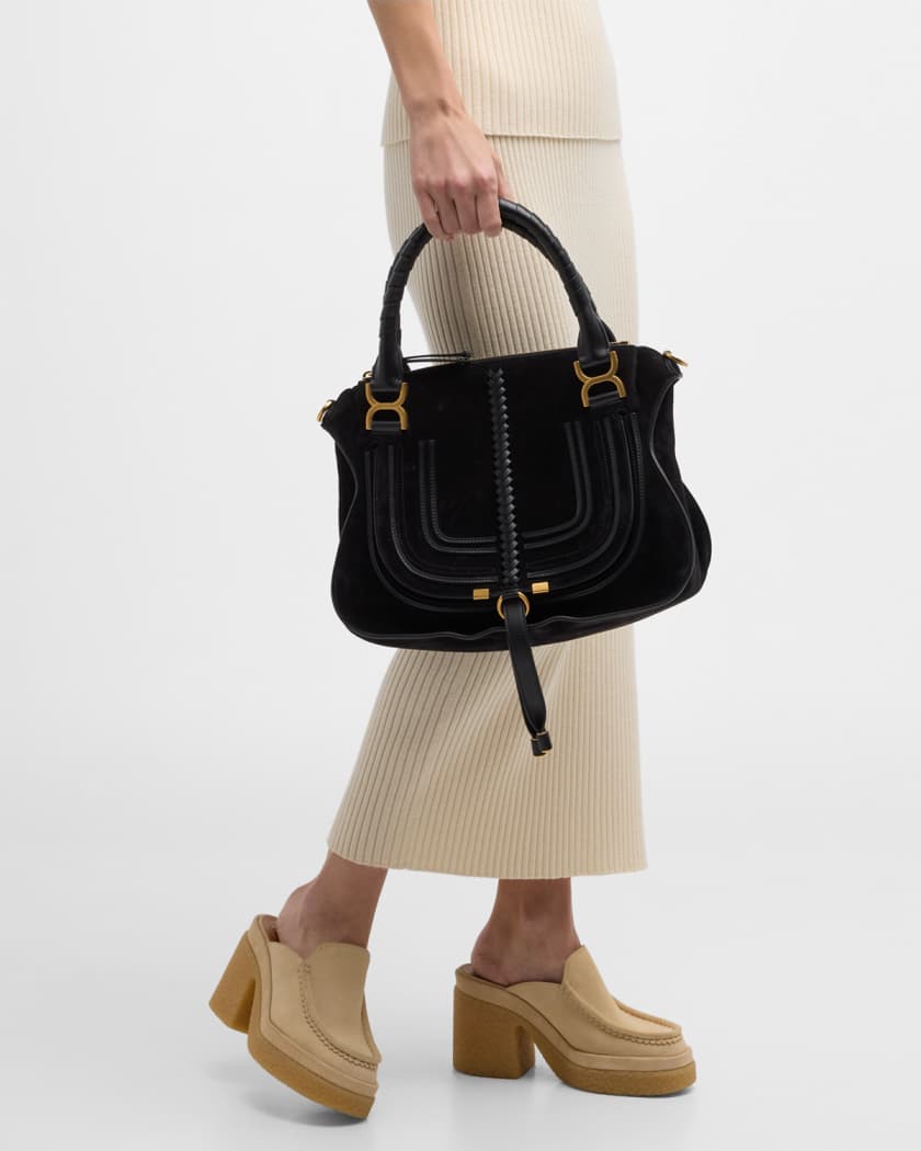 Shop Chloé Medium Marcie Leather Satchel