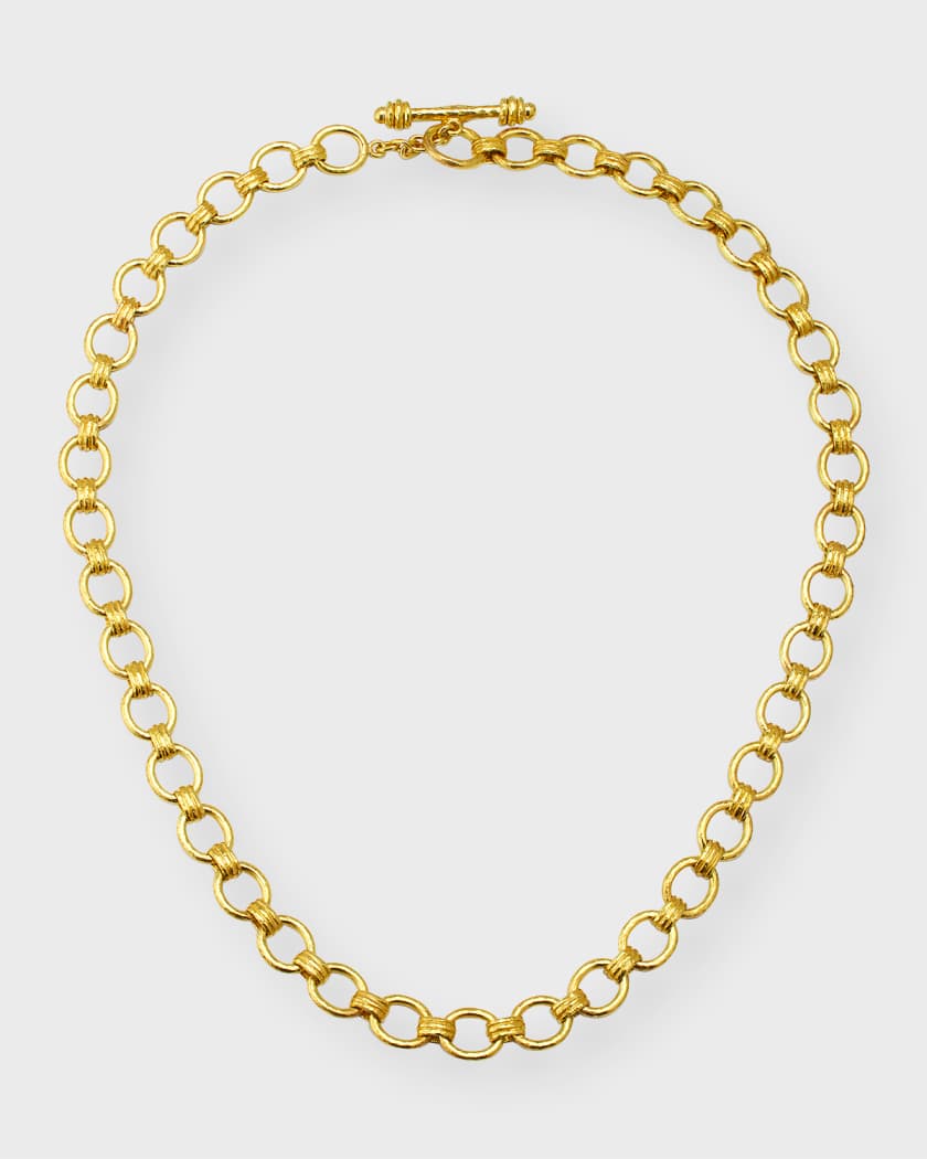 Elizabeth Locke 19K Montalcino Chain with Toggle 17