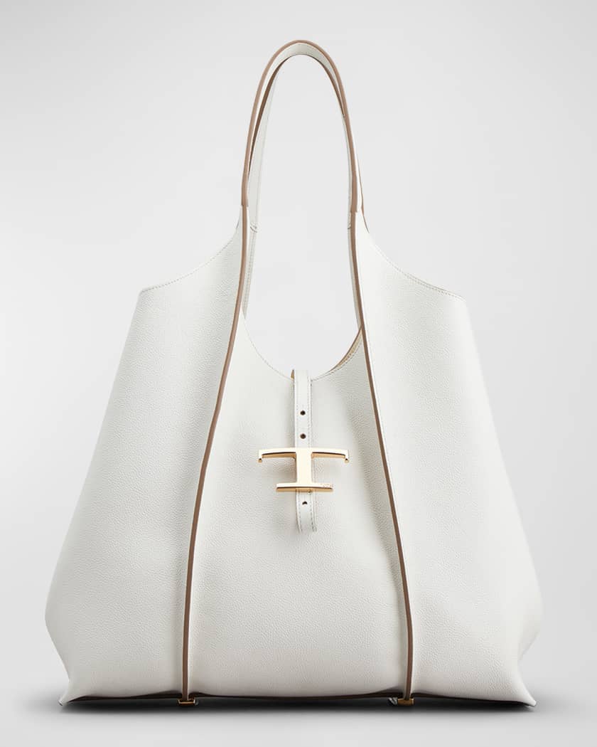 Neiman marcus white tote bag sale