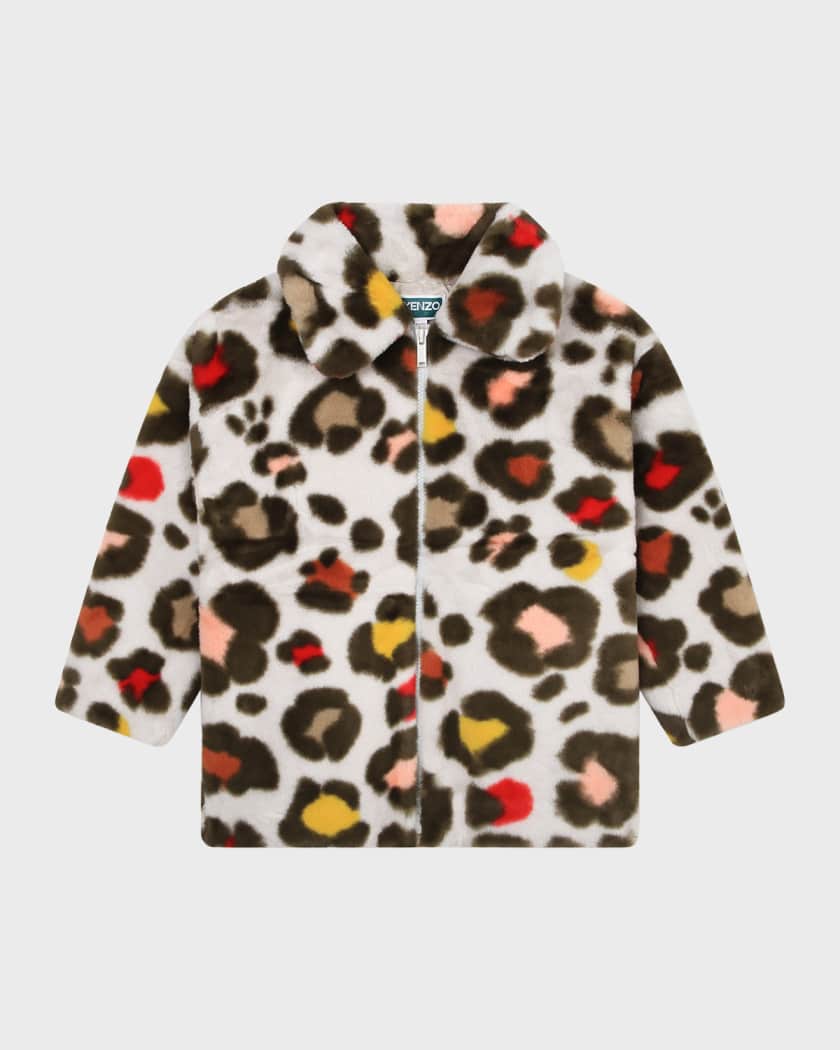 Kenzo leopard on sale print coat