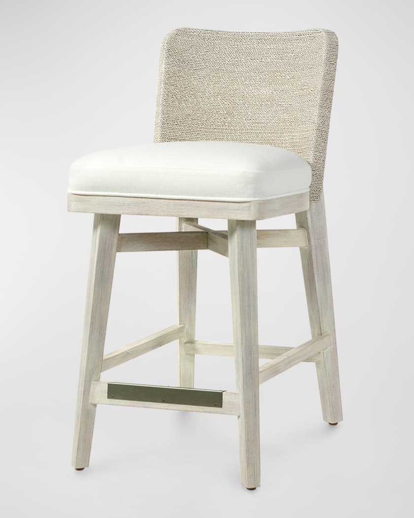 White washed top counter stools