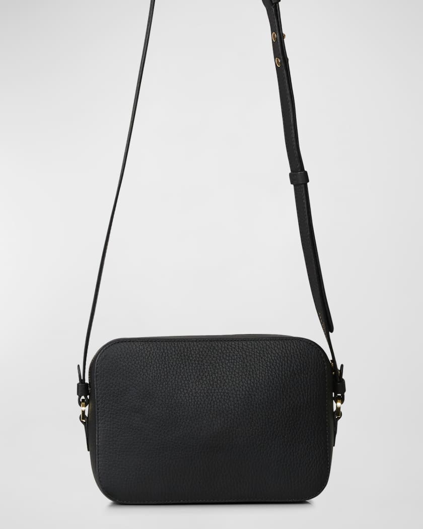 Strathberry Mosaic Leather Tote in Black