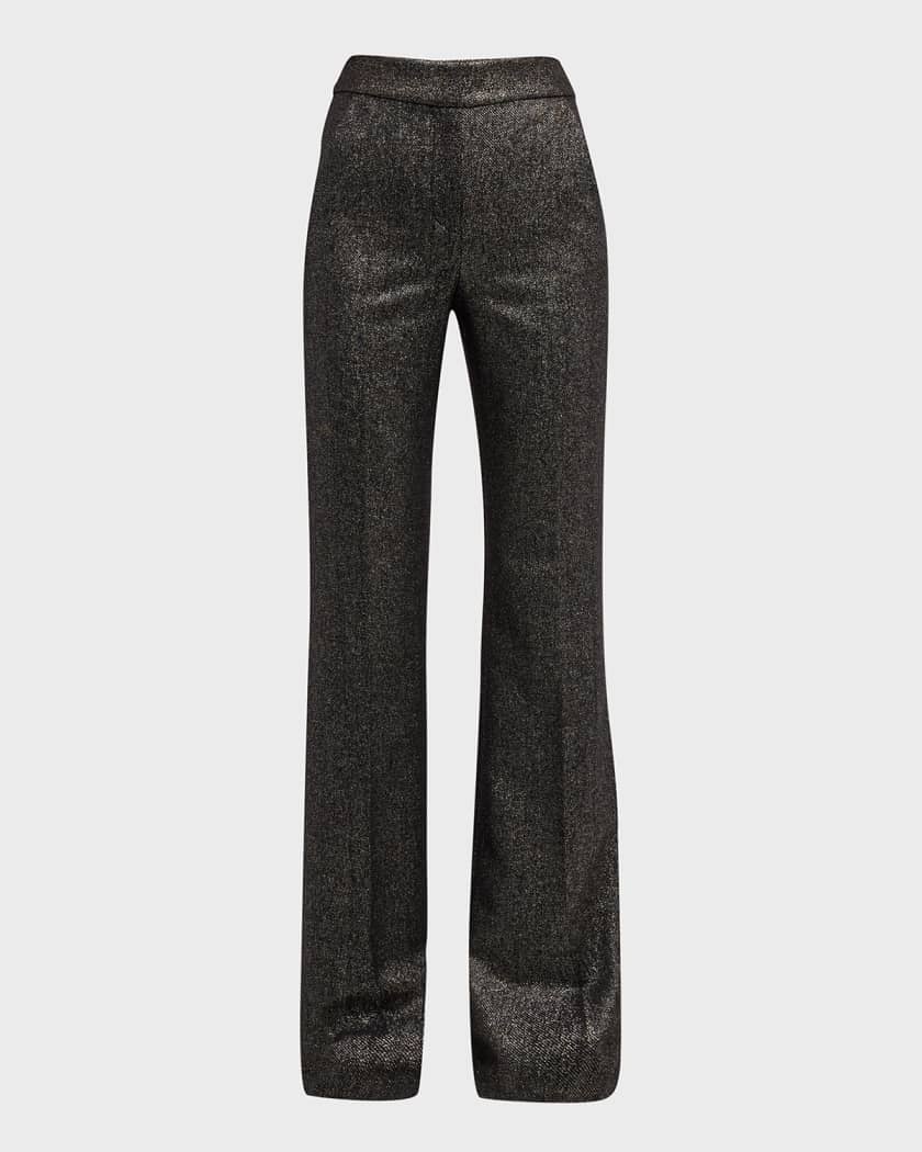 Lanvin Monogram Pattern Wide Leg Jeans — BLOGGER ARMOIRE