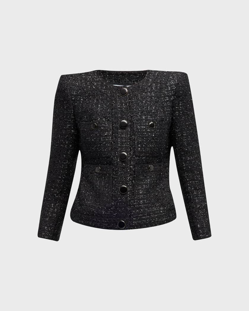 Veronica Beard Ferazia Tweed Tailored Jacket | Neiman Marcus