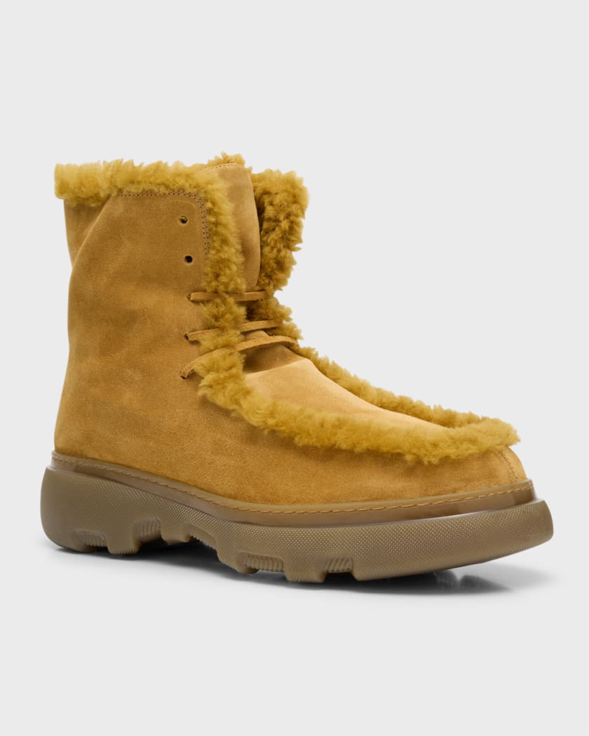 Burberry boots top mens orange