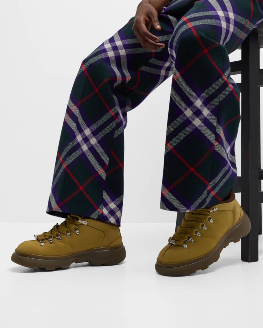 Burberry hiking boots hotsell