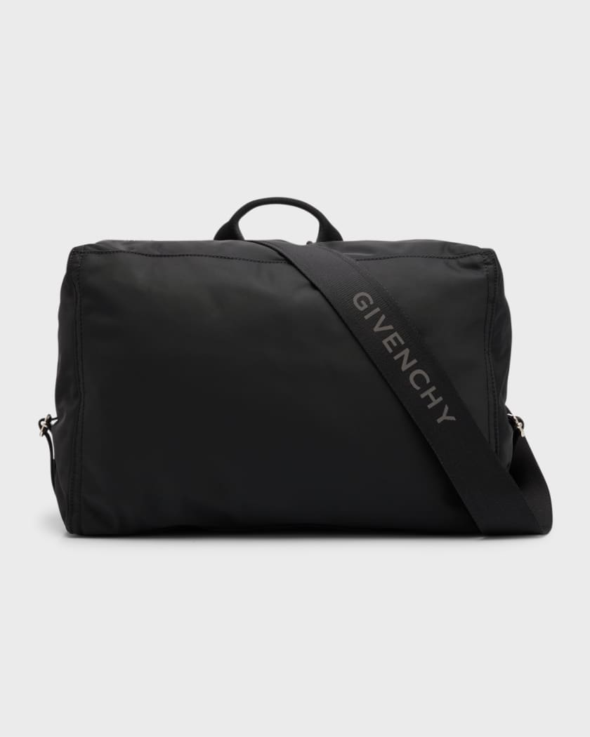 Givenchy Men's Medium Pandora Bag in Grained Leather - Black