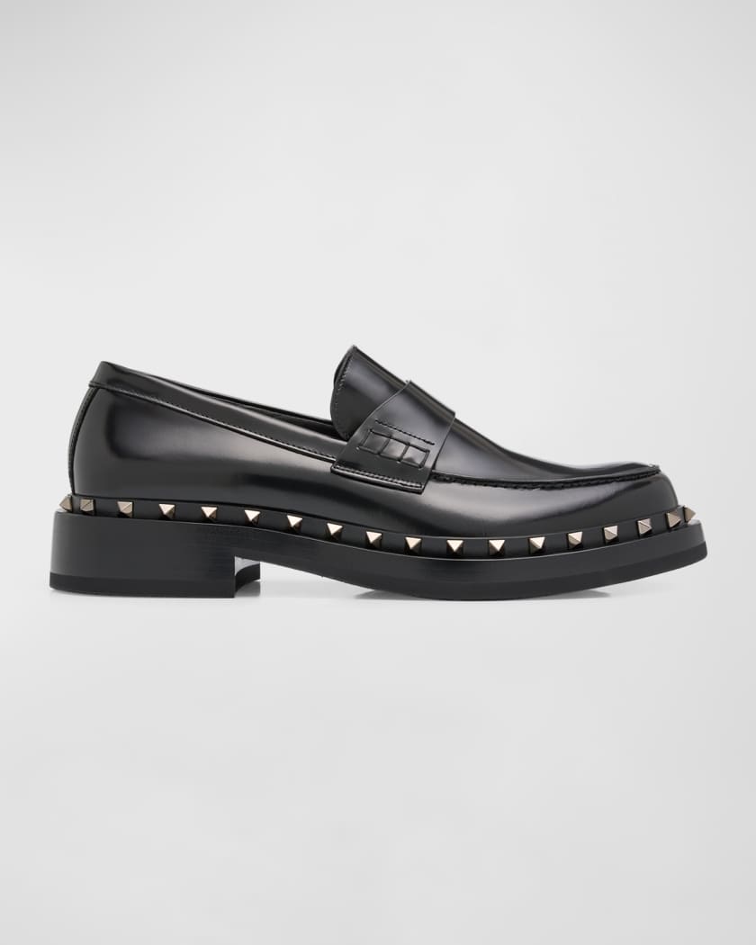 Valentino studded loafers store
