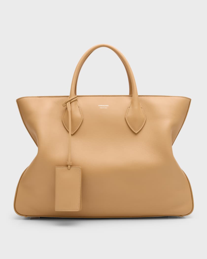 Ferragamo Men s Star Leather Tote Bag Neiman Marcus
