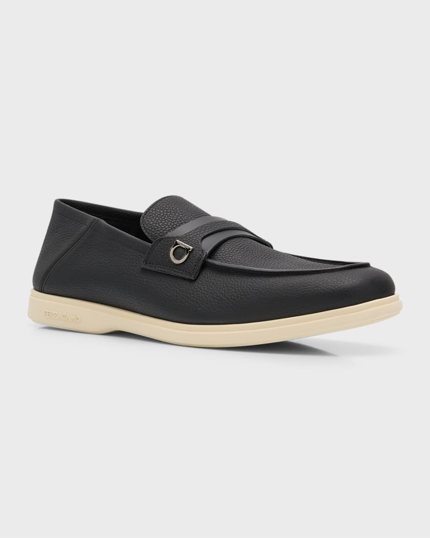 Salvatore ferragamo gancio loafers sales