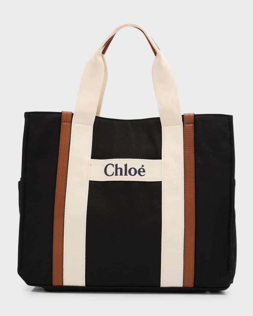 Chloé logo-print Tote Bag - Farfetch