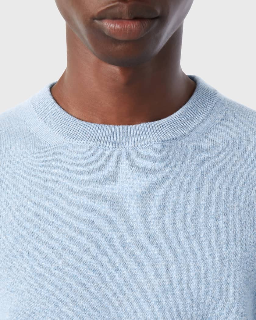 Loro Piana Men's Baby Cashmere Crewneck Sweater | Neiman Marcus