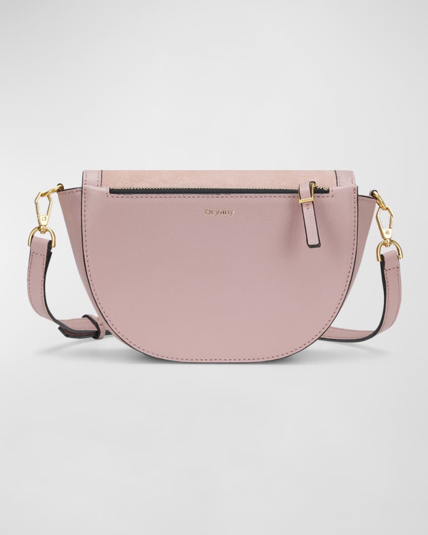 Lottie Saddle Suede Crossbody Bag