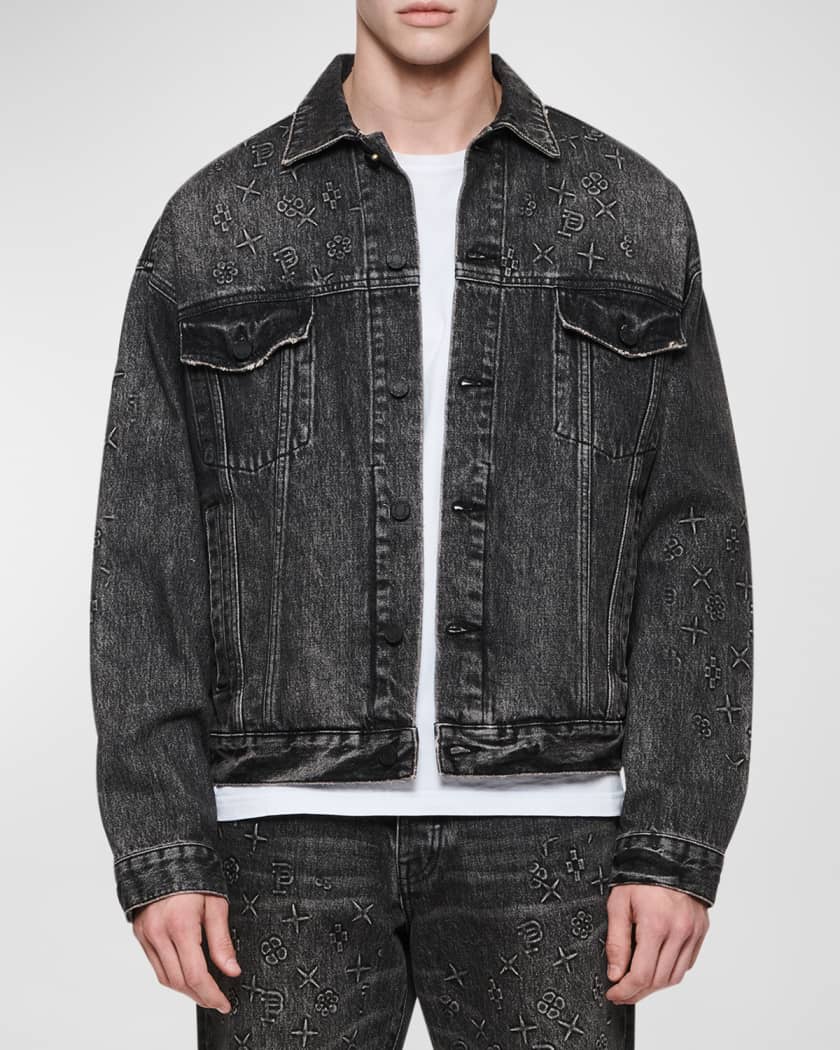 West Louis Gradient Bomber Leather Jacket