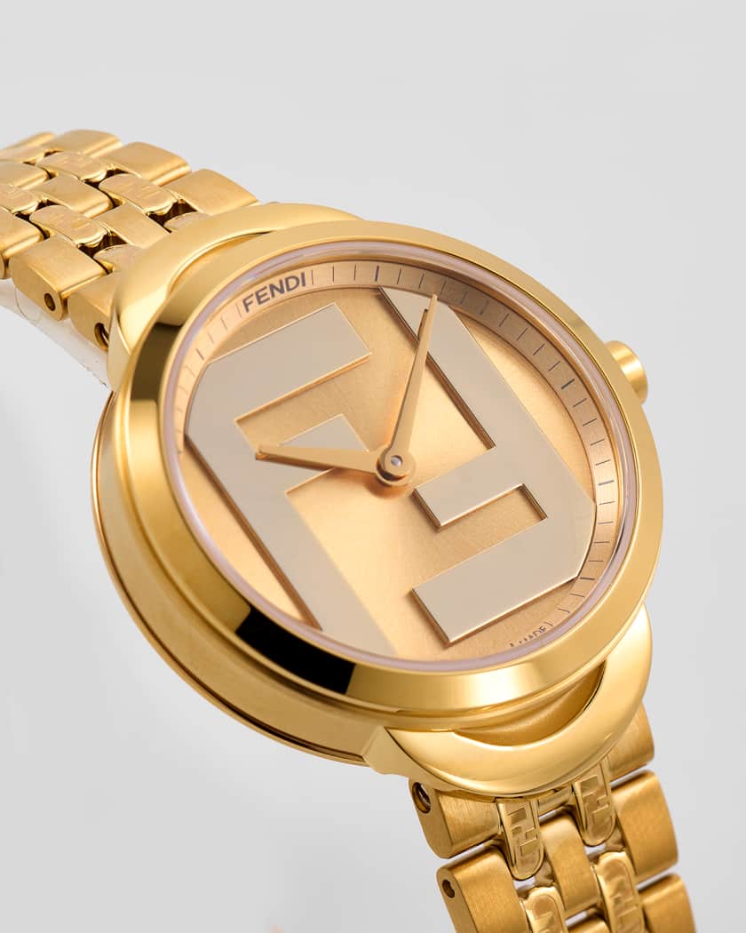 Fendi gold on sale watch