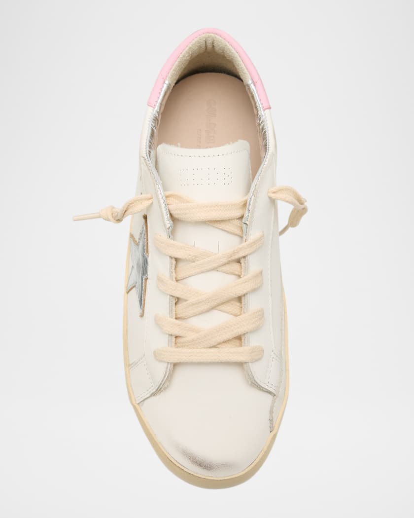 Girl's Superstar Leather Low-Top Sneakers, Kids
