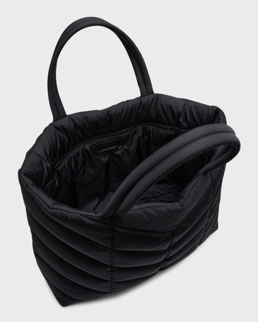 Nylon puffer tote best sale bag