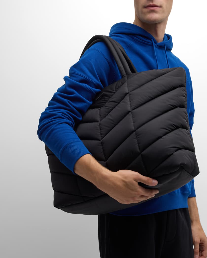 Nylon puffer tote best sale