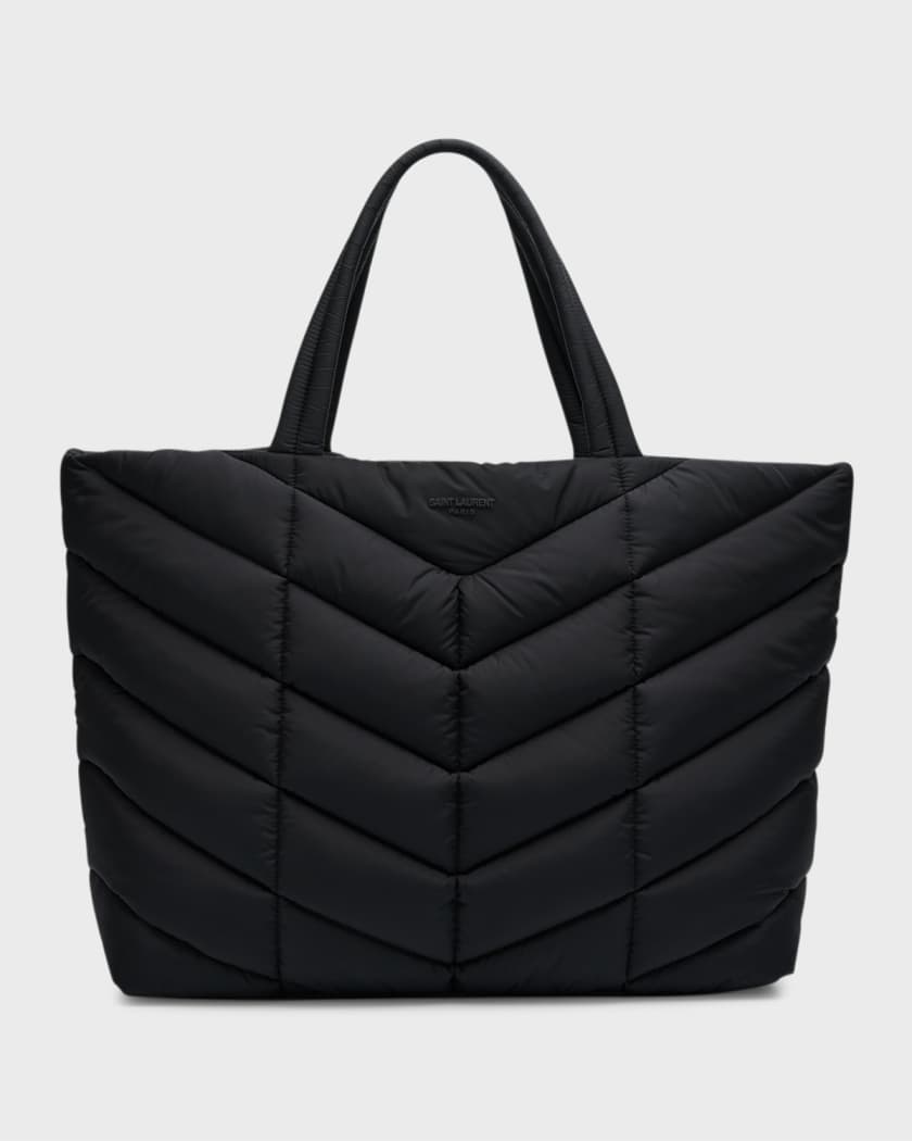 Nylon puffer tote sale