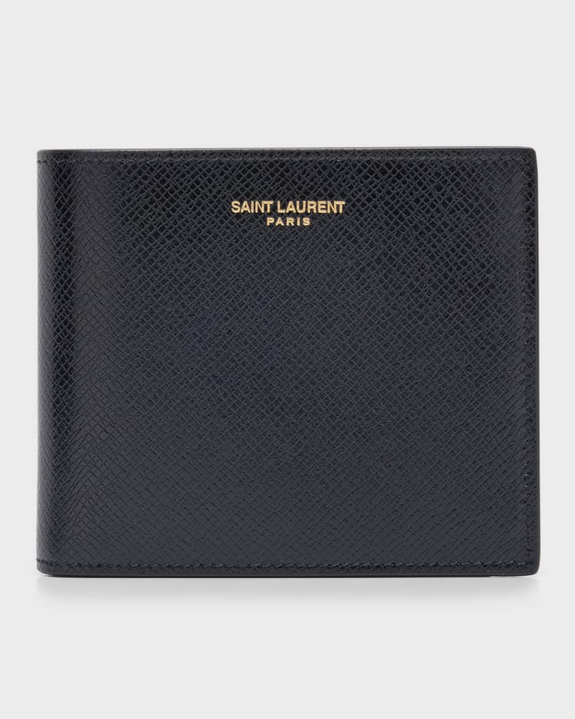 Saint Laurent Men's East/West Leather Bifold Wallet