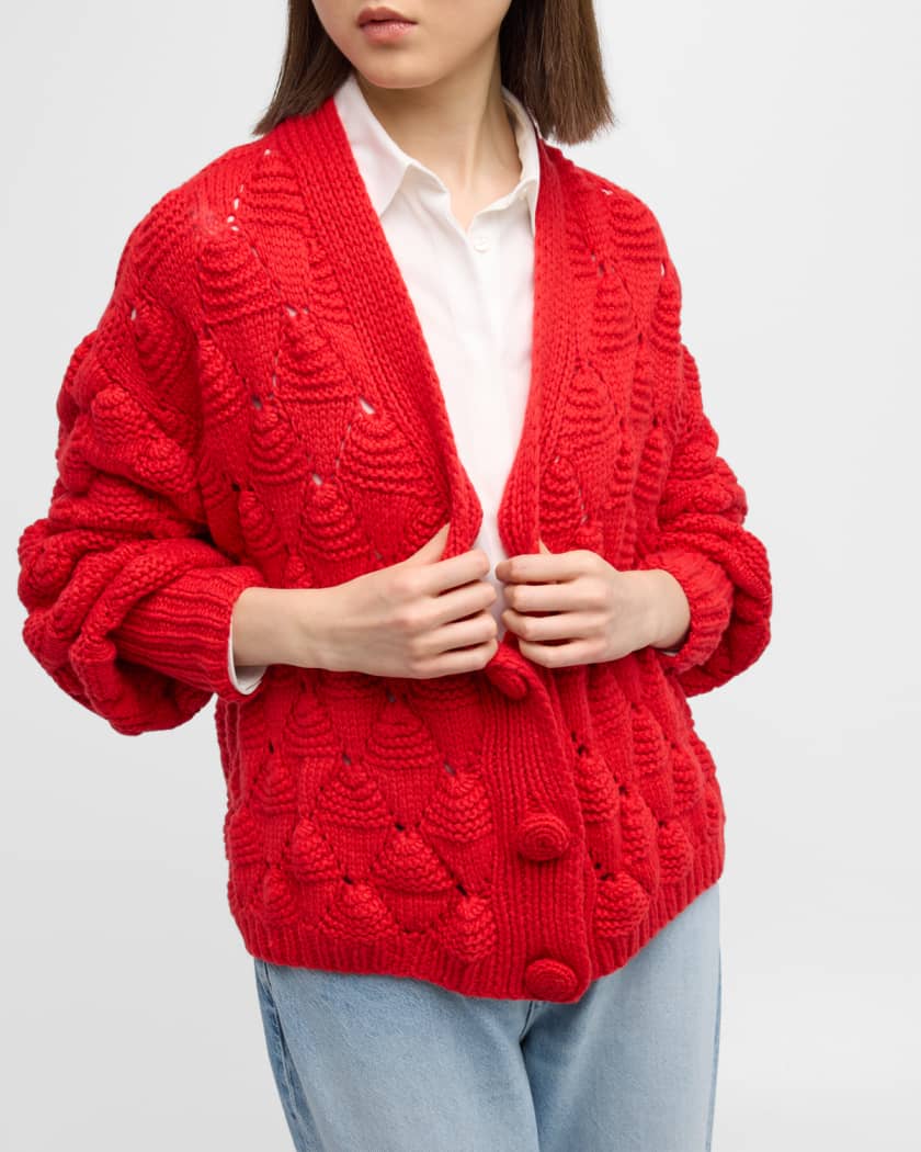 Chunky cashmere cardigan cheap