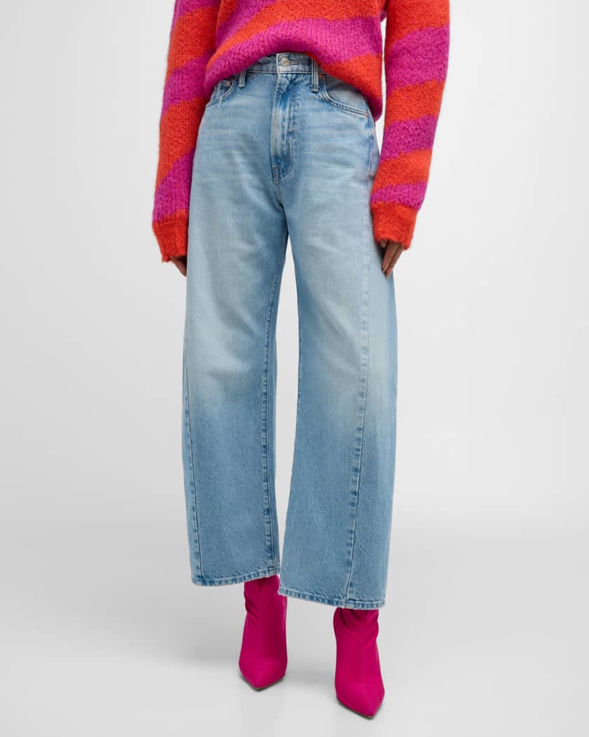 Janey Cotton Cropped Jegging in MID PINK